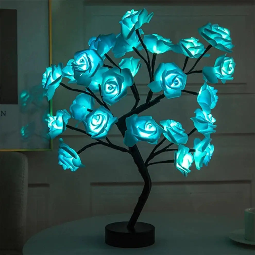 Glowing Rose Tree