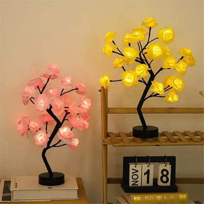 Glowing Rose Tree